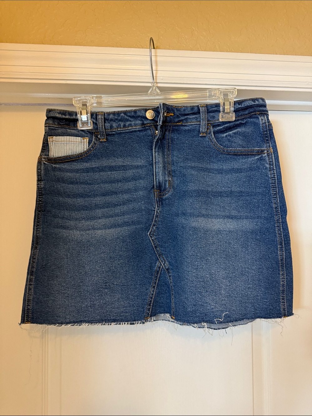 Denim Mini Skirt - Women